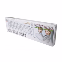 Rebeltec bezvadu komplekts: tastatūra + pele balta WHITERUN