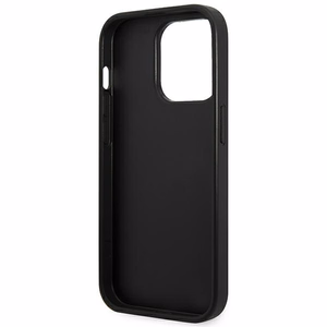 Karl Lagerfeld Saffiano Mono Metāla Logotips iPhone 14 Pro Max 6.7" Viedtālruņa apvalks - pelēka