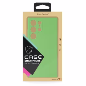 Phone Case "TM Pure Silicone" for Samsung G990 S21 FE / Mint Green / (Blister)