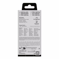 SBS TECABLEUSBIP589A USB-A - Lightning kabelis - zils