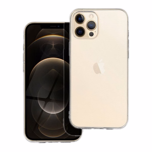 Caurspīdīgs 2 mm viedtālruņa apvalks IPHONE 12 Pro Max (ar kameras aizsardzību)