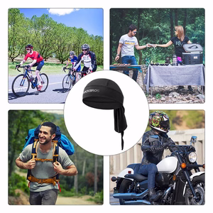Rockbros LKPJ00 pirātu stila sporta cepure – melna