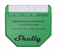 Shelly Wave Dimmer EU LR Smart Dimming Controller zaļš