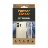 PanzerGlass HardCase antibakteriālais militārā standarta sertificēts viedtālruņa apvalks iPhone 14 Pro Max – caurspīdīgs