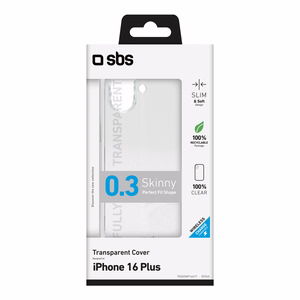 Sbs Skinny maciņš iPhone 16 Plus caurspīdīgs