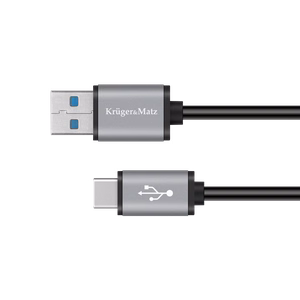 Kruger&Matz Basic USB 3.0 spraudnis – USB-C spraudnis kabelis, 5 Gbps, 1 m