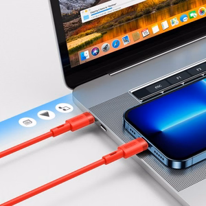USB kabelis Joyroom S-1224N9 sarkans Type-C / Lightning 120cm (līdz 20W)