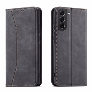 Magnet Fancy Case для Samsung Galaxy S23+ флип-чехол кошелёк подставка чёрный