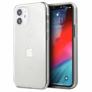 Guess GUHCP12S3D4GTR iPhone 12 mini 5.4" прозрачный жёсткий чехол 4G 3D Pattern Collection