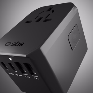 Pasaules ceļojumu GaN 70W adapteris ar maciņu