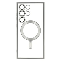 Viedtālruņa apvalks Magnētiskais sudrabains Samsung Galaxy S24