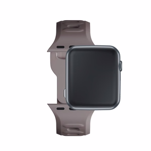 3mk silikona siksniņa Apple Watch, 38/40/41/42 mm, Taupe, mazais izmērs