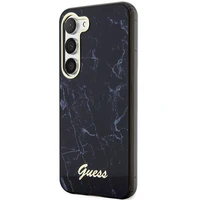 Guess GUHCS23SPCUMAK S23 S911 melns/melns cietais apvalks Marble