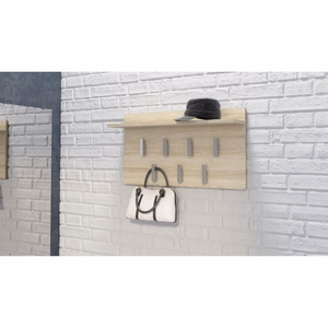 Top E Shop Hanger 2F – sienas drēbju pakaramais, Sonoma ozola krāsā