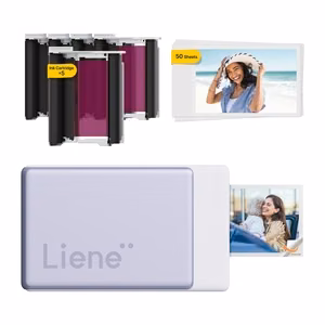 LIENE Pearl N200 Pro 2x3" portatīvais foto printeris (violets)