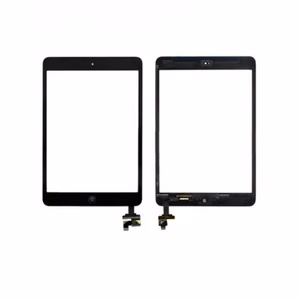 Skārienjūtīgais ekrāns saderīgs ar Apple iPad Mini / Mini 2 bez Home pogas IC balts HQ