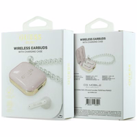 Guess Pearl Strap TWS austiņas rozā