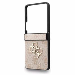 Guess Liels 4G logotipa klasiskais vāciņš Samsung Galaxy Z Flip 7 - rozā