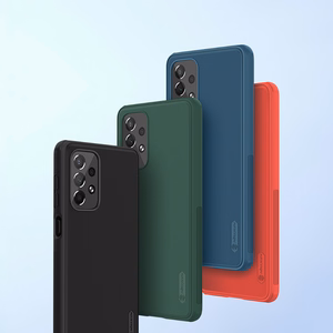 Nillkin Super Frosted Shield Pro izturīgs viedtālruņa apvalks Samsung Galaxy A73 zaļš