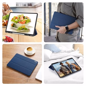 Korpuss Dux Ducis Domo Samsung X930/X936 Tab S11 Ultra tumši zils
