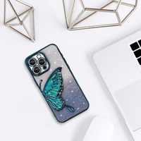 Tel Protect Butterfly Water viedtālruņa apvalks Iphone 16 Plus zils