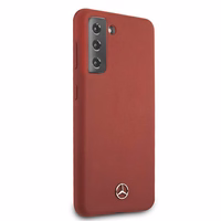 Mercedes Silikona Line apvalks Samsung Galaxy S21+ sarkans