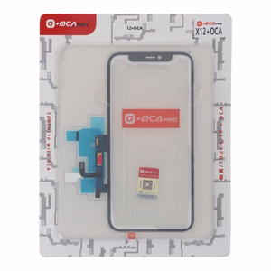 Сенсорное стекло Apple iPhone 12 / 12 Pro с OCA чёрный G+OCA Pro