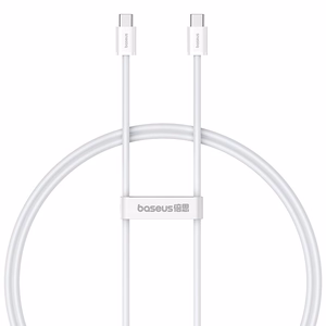 Baseus Superior Series 2 Ātra uzlāde Datu kabelis Type-C uz Type-C 30W 1m Balts
