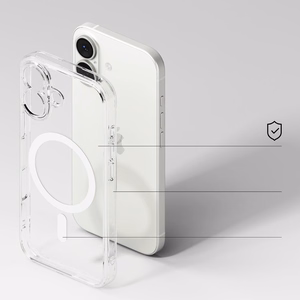 Ringke Fusion Magnētiskais viedtālruņa apvalks iPhone 17 - caurspīdīgs