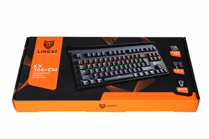 Liocat gaming keyboard KX 366+ CM mechanical black