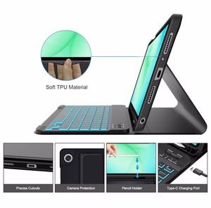 Tech-Protect SC Pen macins priekš Samsung Galaxy Tab A9+ / A11+ Plus 11.0 X210 / X215 / X216 / X230 / X235 / X236 - Melns