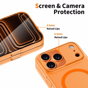 Чехол Tech-Protect Magslim MagSafe для iPhone 17 Pro Max - оранжевый