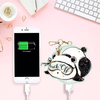 Powerbank 3D Panda 2200 mAh Keychain daudzkrāsains