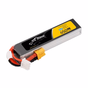 Lipo Tattu 2s 650 mAh 95C 7,6 V HV akumulators ar XT30 savienojumu, garā versija