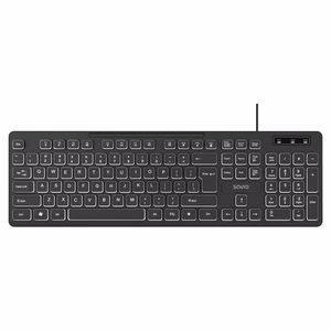 Savio KB-04 keyboard Home/Office USB QWERTY UK International melns