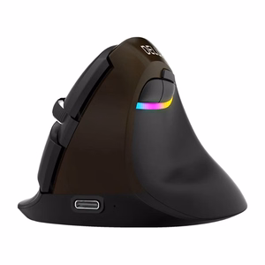 Delux M618Mini ergonomiskā pele (zelta krāsā, USB / Bluetooth / 2,4G)