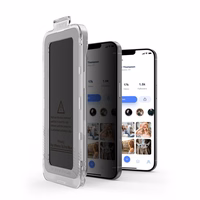 Tech-Protect Quick Set Spy+ Privātuma stikls 2-gab. komplekts iPhone 12 / 12 Pro