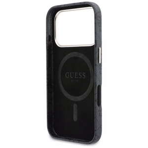 Guess 4G Script MagSafe futrālis iPhone 17 Pro - melns