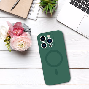 TEL PROTECT MagSilicone Viedtālruņa apvalks Iphone 11 - zaļš