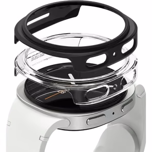 Ringke Slim 2 komplekts viedtālruņa apvalks Samsung Galaxy Watch 8 40mm - caurspīdīgs-melns