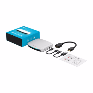 Carlinkit CPC200-Tbox UHD Carplay/Android bezvadu adapteris (balts)