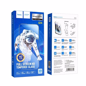 HOCO rūdīts stikls HD 5D Guardian aizsargs (komplekts 10in1) iPhone Xs / 11 Pro melns (G14)