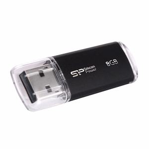 USB флеш-накопитель Silicon Power Ultima-II 8 GB USB Type-A 2.0 Черный