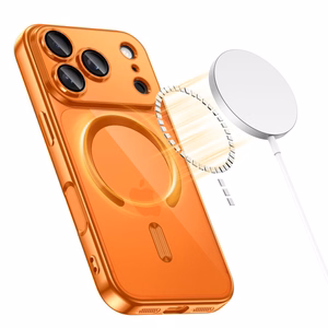 Tech-Protect MagFlex MagSafe maciņš iPhone 17 Pro caurspīdīgs oranžs
