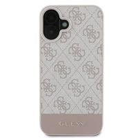 Guess 4G apakšējā svītra viedtālruņa apvalks iPhone 16 Plus 6.7" - rozā