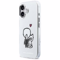 Karl Lagerfeld Karl & Choupette Back MagSafe Maciņš for iPhone 17 - Clear