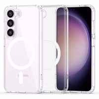 Tech-Protect FlexAir Hybrid Magnētiskais viedtālruņa apvalks Samsung Galaxy S23 - caurspīdīgs