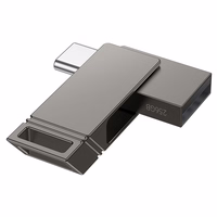 HOCO USB zibatmiņa USB A + USB C + Type C UD14 64GB USB3.2