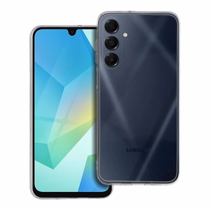 Caurspīdīgs viedtālruņa apvalks 2 mm SAMSUNG A16 5G / A16 4G (kameras aizsardzība) caurspīdīgs