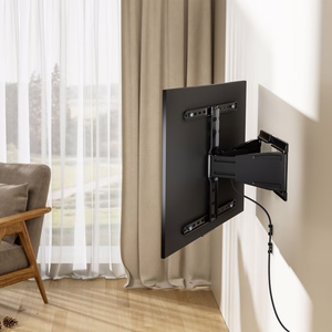 Kruger&Matz Ultra Slim universāls 37–75 collu sienas stiprinājums ar vertikālu un horizontālu regulēšanu